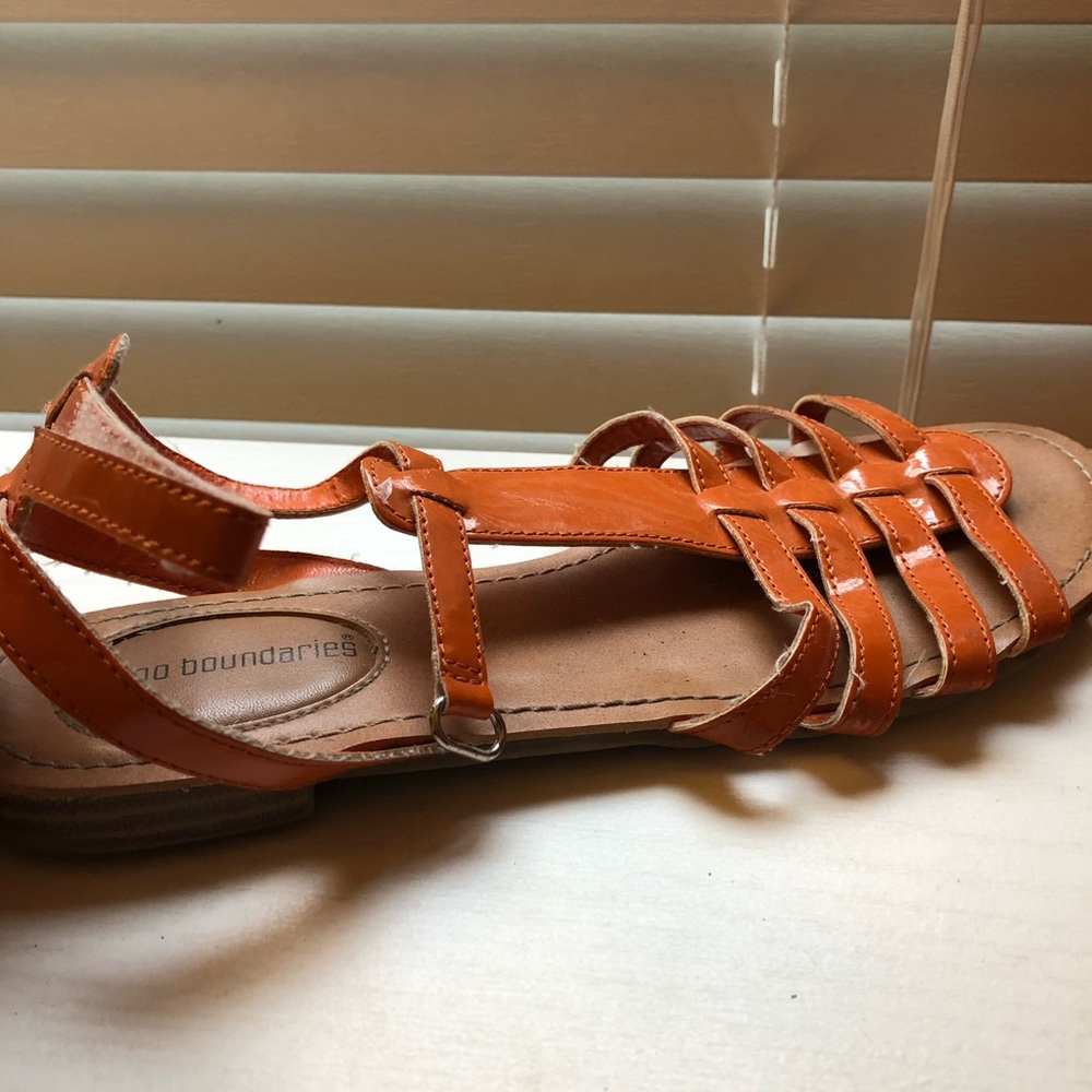 Orange Sandals - Picture 2 of 3